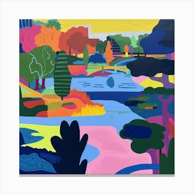 Abstract Park Collection Regents Park London 2 Canvas Print