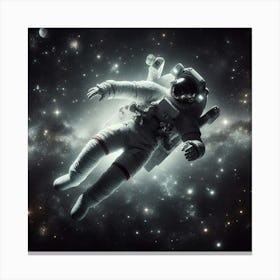 Astronaut In Space 6 Canvas Print