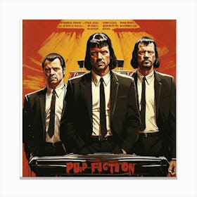 Default Pulp Fiction Art Print Canvas Print