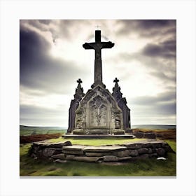 Cross In The Sky Canvas Print