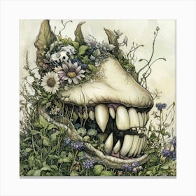 Monster'S Mouth Canvas Print