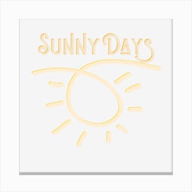 Sunny Days- sunshine-vacation-holiday Canvas Print