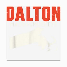 Dalton Massachusett Usa State America Travel Bay Stater Canvas Print