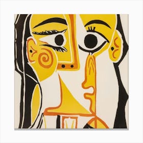 'The Face Of A Woman' Canvas Print