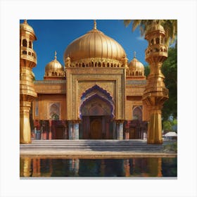 Islamic Mosque Canvas Print