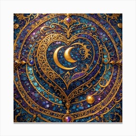 Heart Of Gold Canvas Print