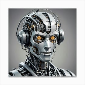 Humanoid Robot Canvas Print