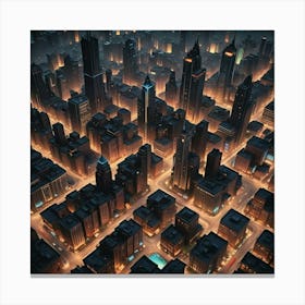 Cityscape 22 Canvas Print