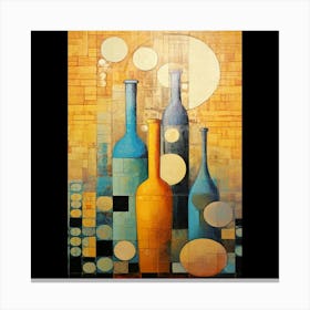 Wine Bottles Canvas Print