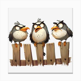 Angry Birds Canvas Print