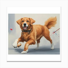 Golden Retriever 4 Canvas Print