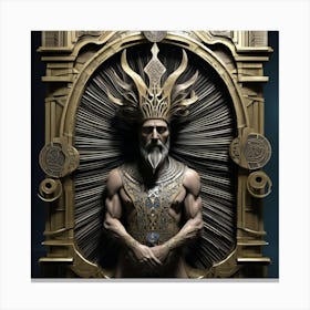 King Of The Gods 3 Canvas Print