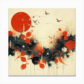 Asian Art 5 Canvas Print