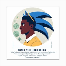 Sonic The Hedgehog 8 Canvas Print