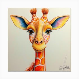 Giraffe 132 Canvas Print