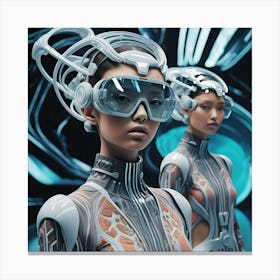 Futuristic Women Canvas Print