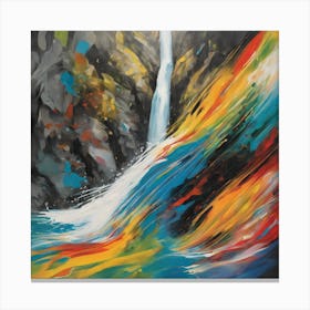 Rainbow Waterfall 1 Canvas Print