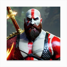 God Of War 2 Canvas Print