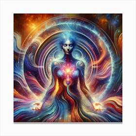 Shamanic Woman Canvas Print