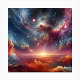 Cosmic Whirl 9 Canvas Print