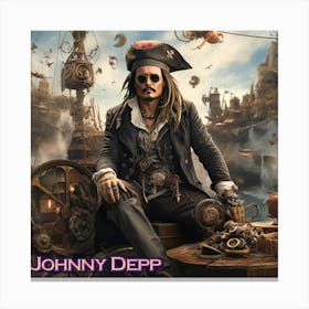 Johnny Depp 4 Canvas Print