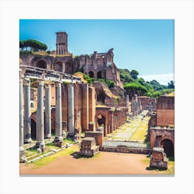 Roman Forum Canvas Print