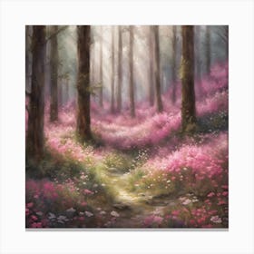 Pink Forest Canvas Print