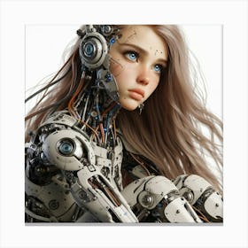 Robot Girl 17 Canvas Print