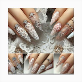 Wedding Nails 5 Canvas Print