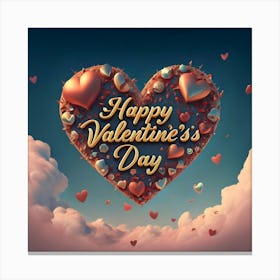 Happy Valentine's Day 11 1 Canvas Print