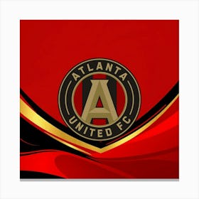 Atlanta United FC Logo Wall Art 12 Canvas Print