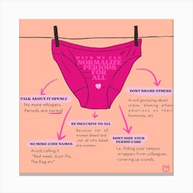 Period Care 1 Canvas Print