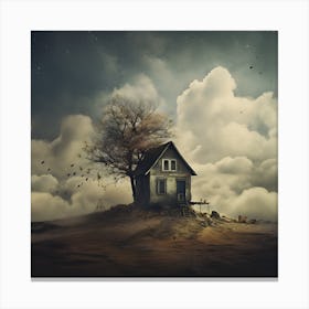 House On A Hill Canvas Print