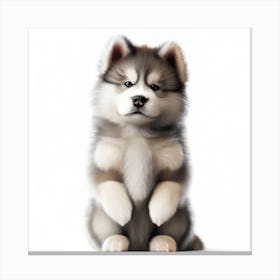 Husky Puppy 5 Canvas Print