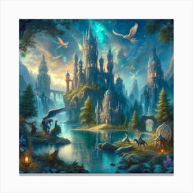 Fairytale Castle 28 Canvas Print