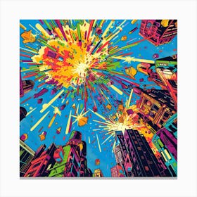 Explosion In The Sky Canvas Print