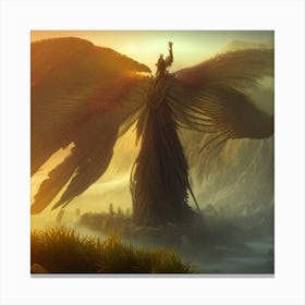 Angel Of The Sky Canvas Print