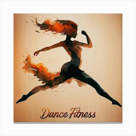 Dance Fitness 1 Canvas Print