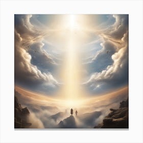 Souls From Heaven And Earth Canvas Print