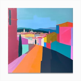 Abstract Travel Collection Florence Italy 4 Canvas Print