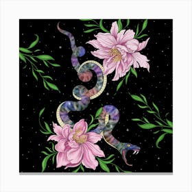 Cosmic Snake Canvas Print