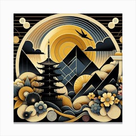 Asian Landscape 2 Canvas Print