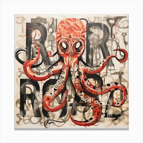 Octopus 6 Canvas Print