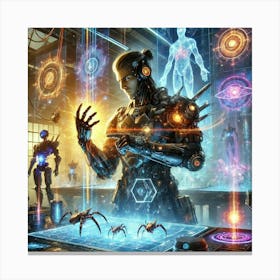 Kael Ashheart Combat Innovation Canvas Print