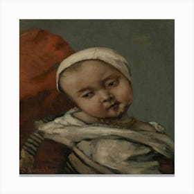 Baby In A Shawl Canvas Print