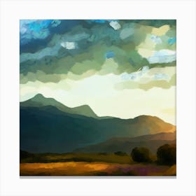 Mountain landscape Canvas Print