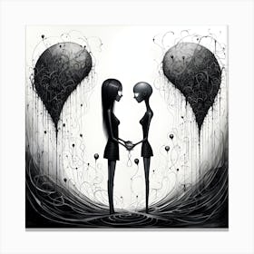 Lovers By Csaba Fikker 129 Canvas Print