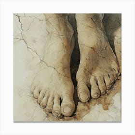 Feet Of Jesus 1 Canvas Print