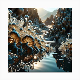 Waves Of Life 39 Canvas Print