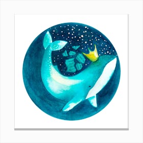 Magic Whale 2 Canvas Print